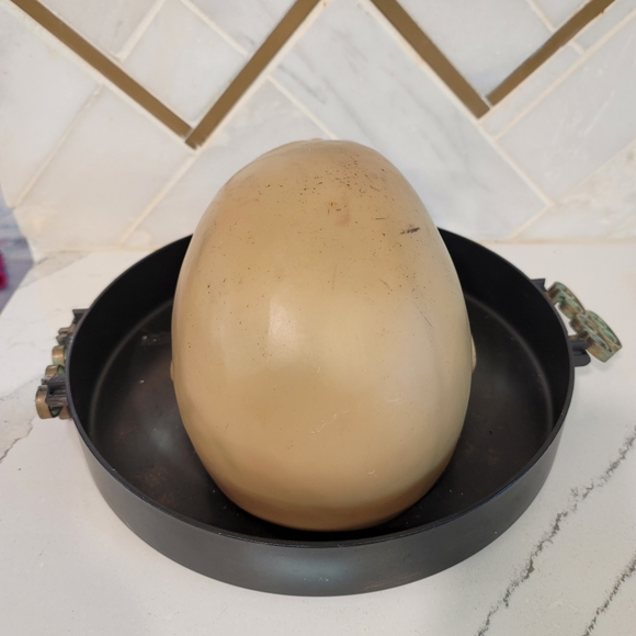 Gemmy uncle fester head on a plate. Wednesday Addams. Halloween - Picture 4 of 5